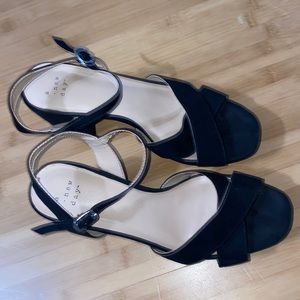 Black platform heels